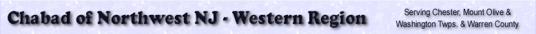 Chabad of Northwest NJ - Western Region